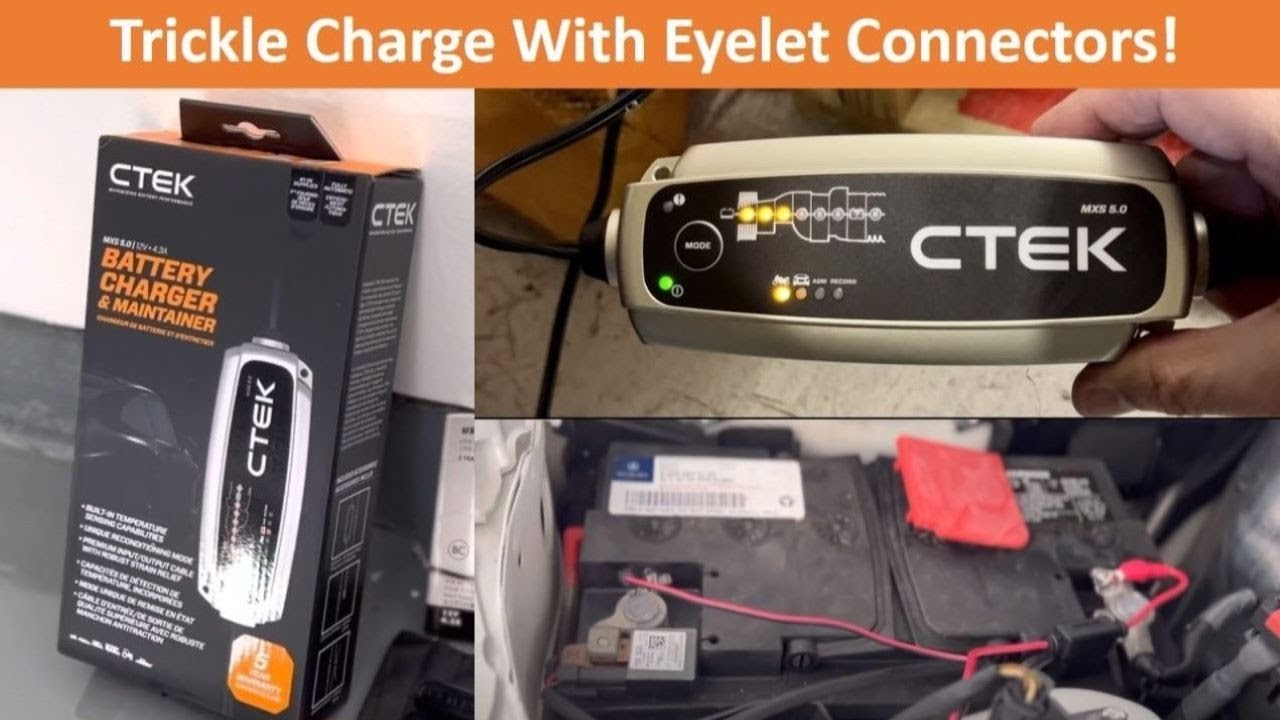 How To Trickle Charge Mercedes Benz Connecting Directly To Battery W