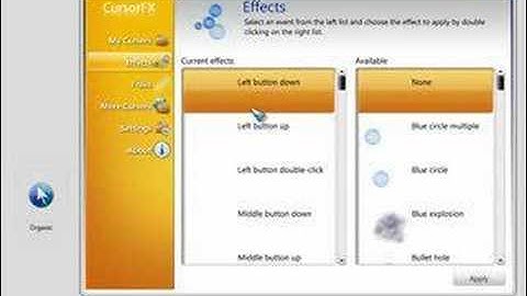 Changing Cursors with CursorFX