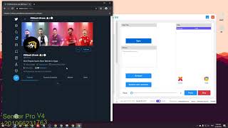 شرح عمل ريتويت بااكونتات متعدده على تويتر ببرنامج Sender Pro v4.17