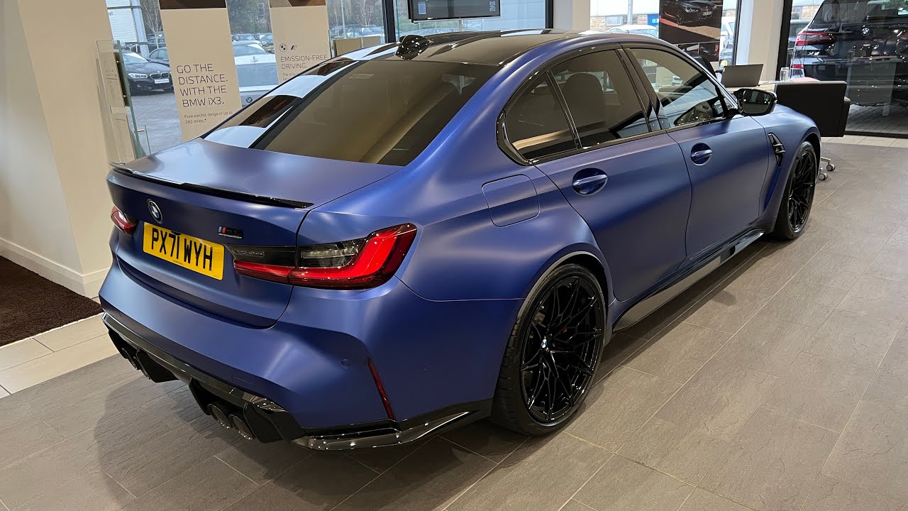 BMW M3 Competition- Satin Blue PAINT! - YouTube