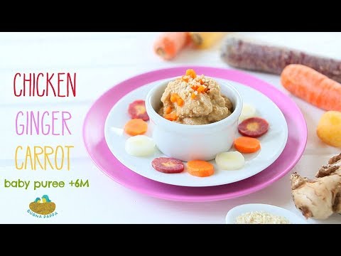 chicken-carrot-ginger-baby-puree-recipe-+6m