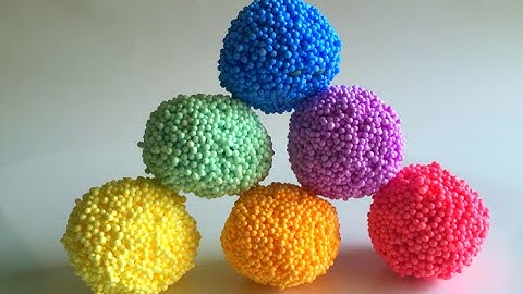 Learn Colours with Squishy Glitter Foam! Fun Learning Contest!