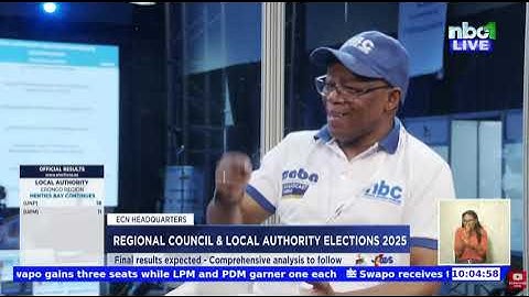 NAMIBIA VOTES 2025 | DG on coverage of 2025 Regional Councils and Local Authorities elections -nbc