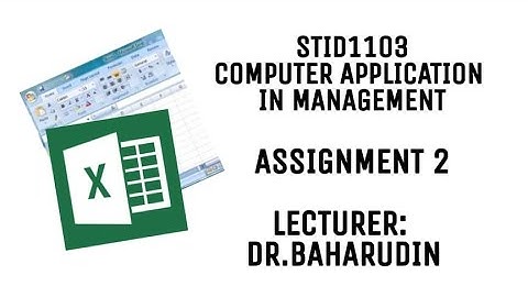 STID 1103 Assignment 2 - Pivot table, Progress Chart and Dashboard  ✍🏻