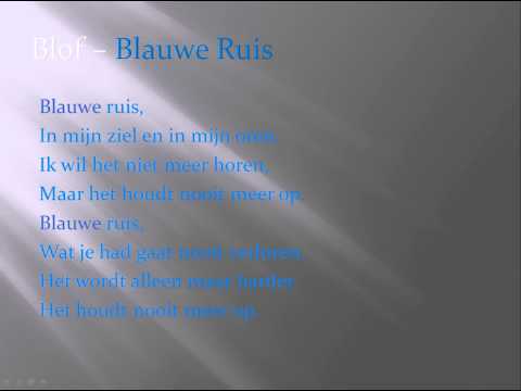 Blof - Blauwe ruis lyrics