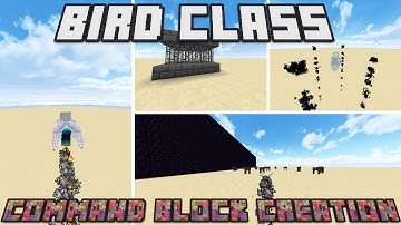 Minecraft command block creation : Bird MMORPG Class  {150 subscribes special}