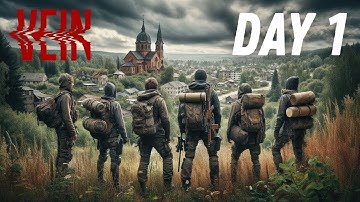 Day 1 in VEIN – We Try Surviving this Realistic Open World Zombie Apocalypse… (Live Multiplayer)