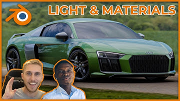 Realistic Car Animation Tutorial Blender Eevee | Light & Materials