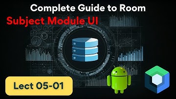 05-01-Optional Subjects Module UI | Complete Guide to Room | Jetpack Compose | Android with Rashid