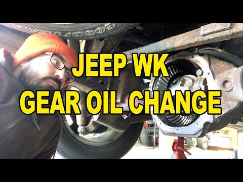 Jeep Grand Cherokee WK Rear Differential Fluid Change - YouTube