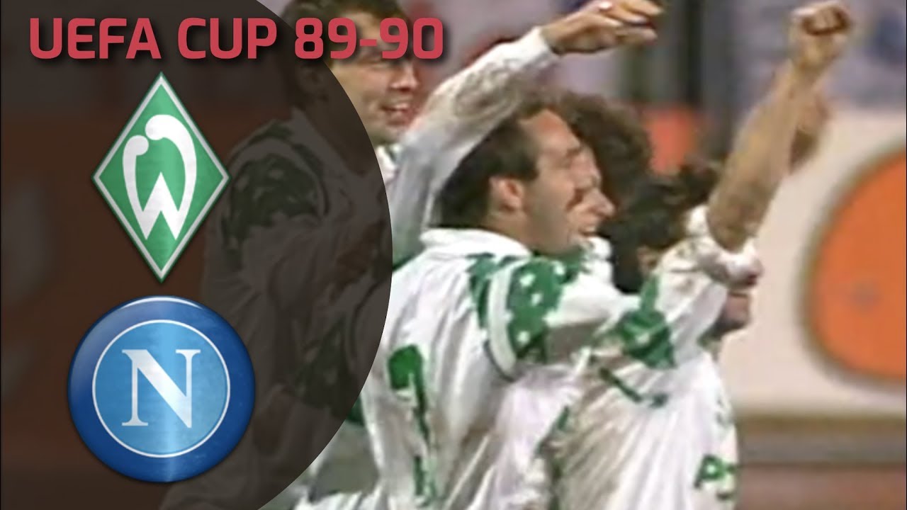 Werder Bremen - Napoli // 89-90, Uefa Cup (720p)