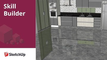 How to create a floor reflection in SketchUp - Skill Builder