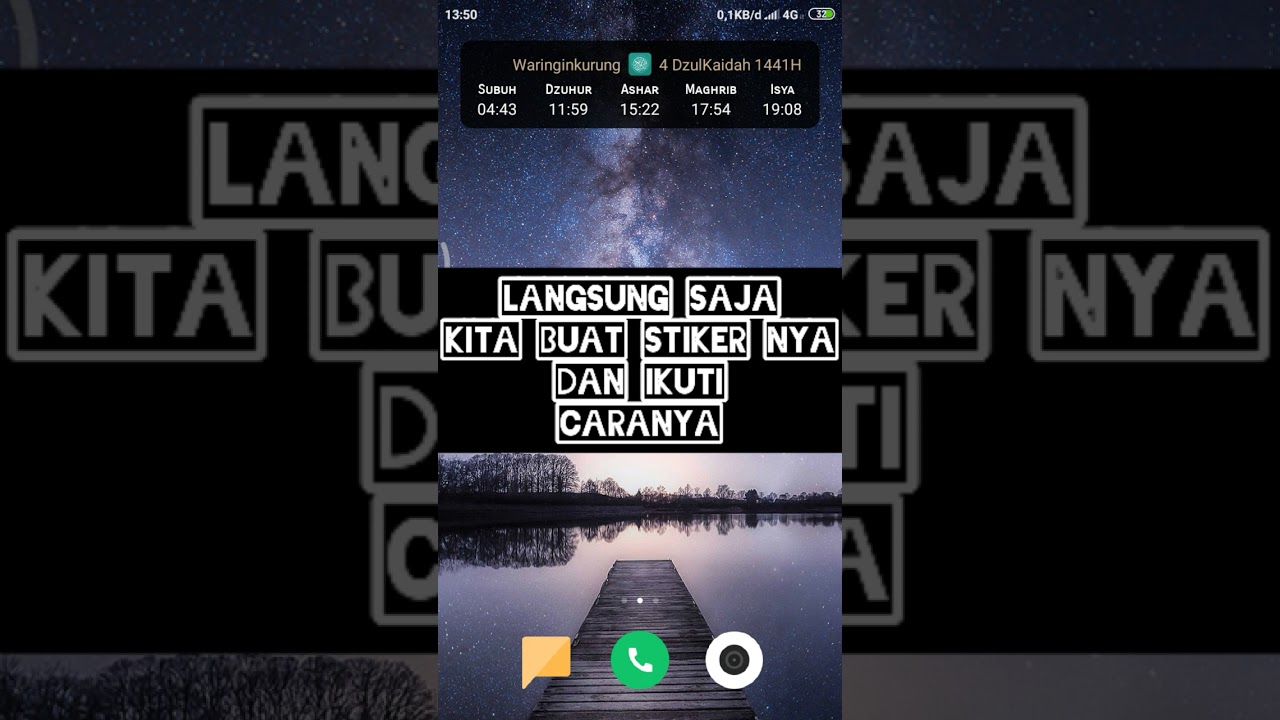  Cara  membuat  stiker  WhatsApp  YouTube