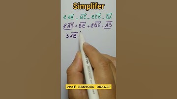 Vecteurs et translation - relation de chasles - somme de deux vecteurs | maths #maths #vecteurs
