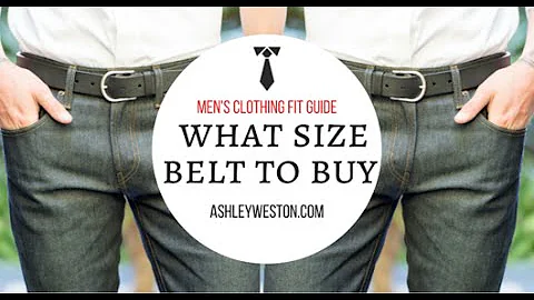 What Size Belt To Buy - Men's Clothing Fit Guide