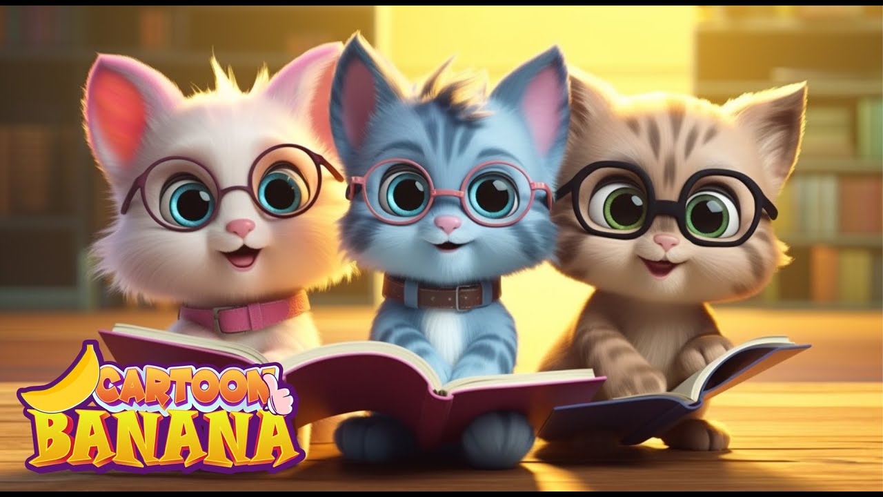 Leyendo un Cuento con Alegría - cancion de bebe | Banana Cartoon