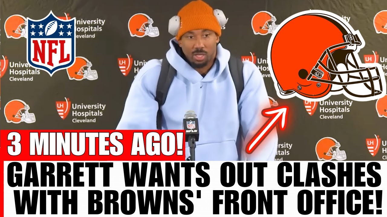 🚨NFL EARTHQUAKE! MYLES GARRETT DEMANDS TRADE AFTER EXPLOSIVE FIGHT AT ...