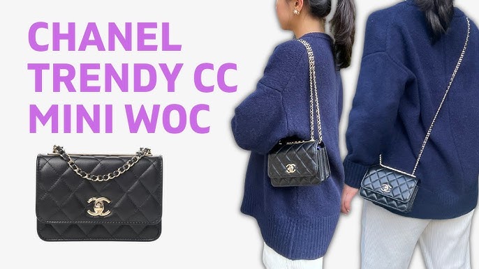 ANOTHA ONE! Chanel mini trendy cc clutch with chain unboxing. 