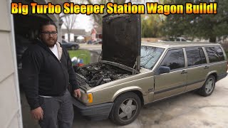 ROSS'S GRANNY WAGON GOES BIG TURBO SLEEPER MODE | Megasquirt Full Standalone Volvo 940 Wagon!