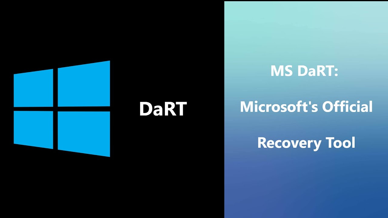 MS DaRT Microsofts Official Recovery Tool