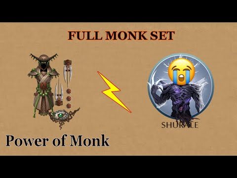 Shadow Fight 2 || FULL MONK SET vs SHURALE BOSS 「iOS/Android Gameplay」