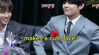 jimin's reaction to taehyung's stage mistake