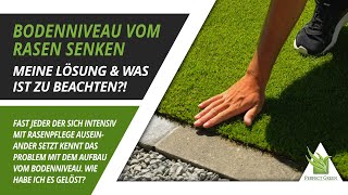 Bodenniveau Vom Rasen Senken Meine Erfahrungen Und Herangehensweisen