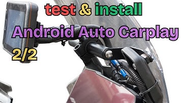 unbox, step-by-step benchtest & install BELESH MT5003 ANDROID AUTO CARPLAY to TIGER900 - Part 2/2