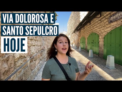 VIA DOLOROSA e SANTO SEPULCRO em Jerusalem! Como está a terra santa na QUARENTEN4?