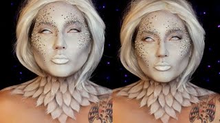 Heaven and Hell Angel Halloween Makeup Tutorial | Jordan Hanz / Kristen Leanne