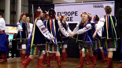 Iskra Ukrainian Dance Ensemble performance at the New York Times Travel Show