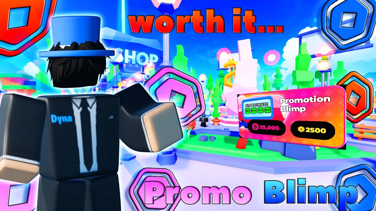 Итак, я купил промо-дирижабль... (Roblox, пожалуйста, сделайте пожертвование)