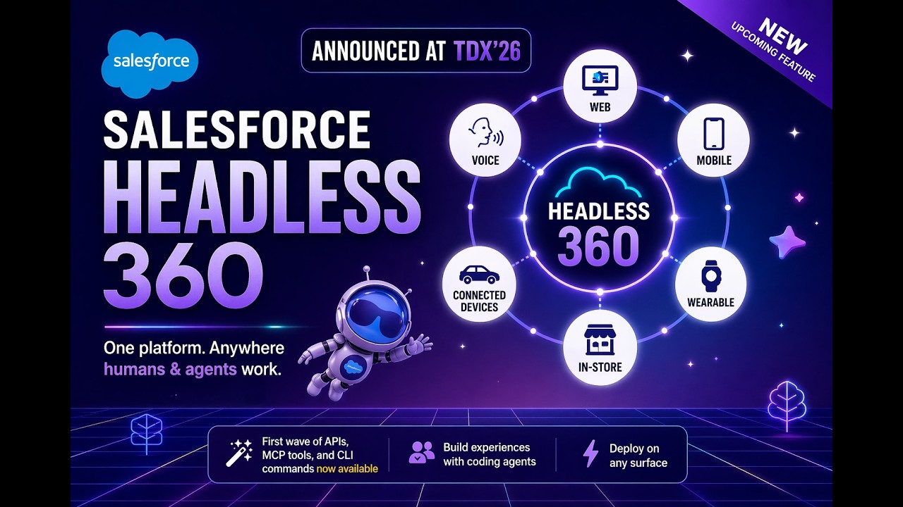 Salesforce Headless 360 | TDX 2026 | No UI Only API - YouTube