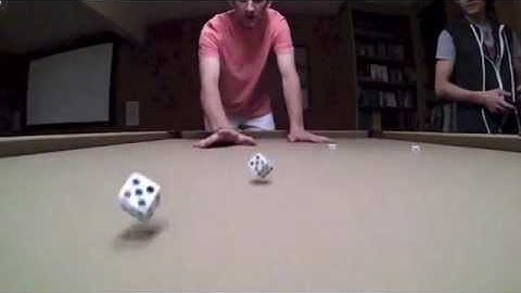 Slow motion dice