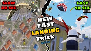 fast landing in bgmi tips  | new fast landing trick #bgmi #pubg