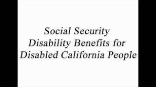 Social security disability california ...