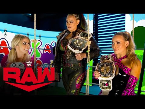 Alexa Bliss creeps out WWE Women’s Tag Team Champions Natalya & Tamina: Raw, May 17, 2021