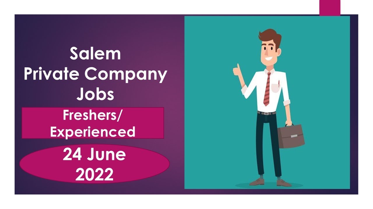 Salem Walk In Jobs24 June 2022jobs In Salemrehobothcyrusuzhagam YouTube