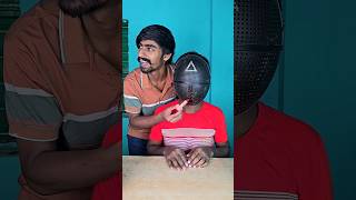 Little Brother Pranks A Squid Game Guard With Lipstick   Lending Is Hilarious