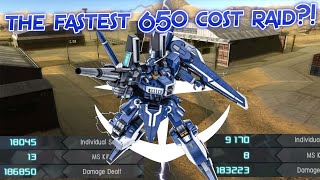 GBO2 Gundam MK-V: The fastest 650 cost raid?!