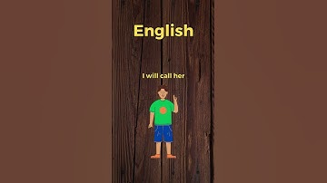 I will call her. The 5-minute-a-day way to learn Croatian!  #learn #croatian #call