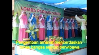 PADUAN SUARA MARS MADRASAH JUARA 1 GROUP NANO NANO MA AL-AMIEN 1