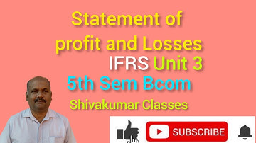 Class 1|Presentation of financial statements@ |5th Sem Bcom |IFRS| #Statementofprofitandloss