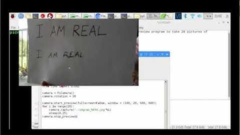 Capture multiple pictures using Raspberry Pi