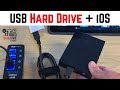 How to use a USB hard drive with an iPad/iPhone