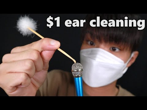 【ASMR】100円マイクに強めの耳かきでゴリゴリに癒される👂💤【SUB】$1 mic with a strong ear cleaning to heal the gorged