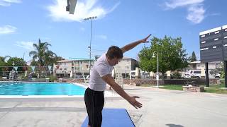 How to do front flip half twist free 5121d (Springboard Diving Strategies Tips Tutorial)