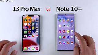 iPhone 13 Pro Max vs Note 10+ | SPEED TEST