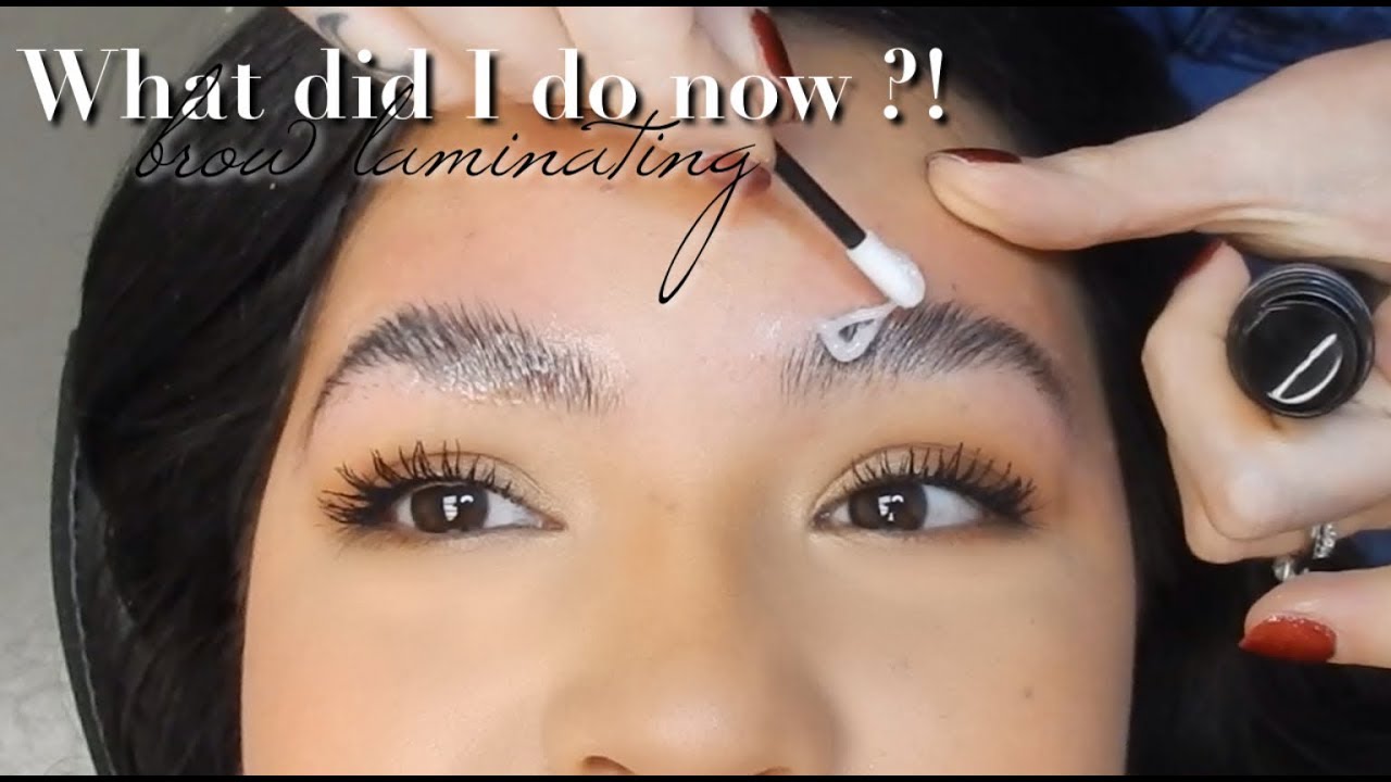 Is it worth it ? EYEBROW LAMINATION YouTube