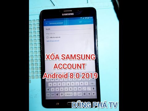 Xóa tài khoản SAMSUNG account Android. quên tài khoản SAMSUNG.
